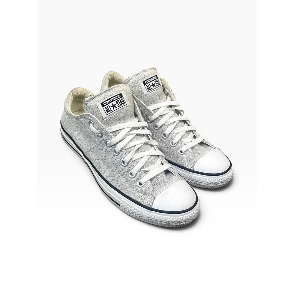 Converse Women's Grey Chuck Taylor All Star Madison Ox Metallic Sneakers 11